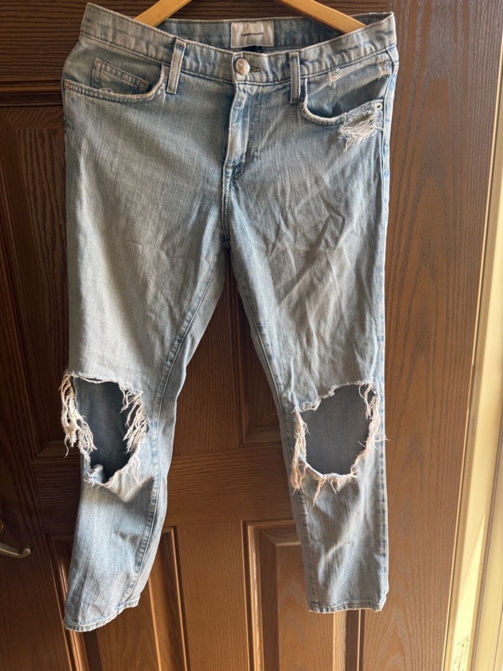 Current/Elliott Light Blue Denim Jeans